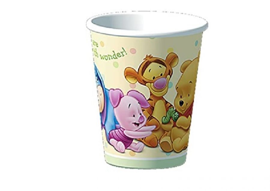 VASOS X 10 POOH BABIES POLIPAPEL - ARGOS